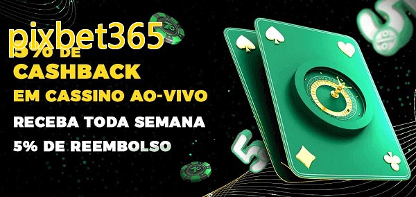 Promoções do cassino ao Vivo pixbet365